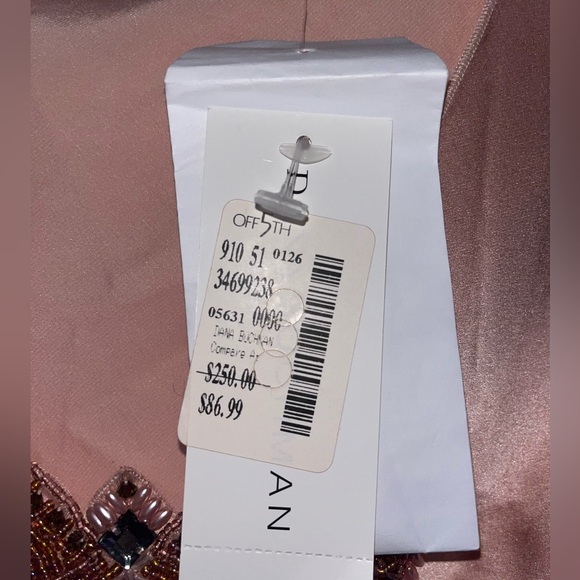 Silk pink Dana Buchman blouse with jewels. This beautiful blouse is NWT. - Picture 2 of 5